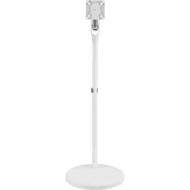 Maclean Brackets Maclean Mobiler Monitor/TV-Bodenständer, Gasfeder, 17"-35", weiß, MC-970W - Weiß