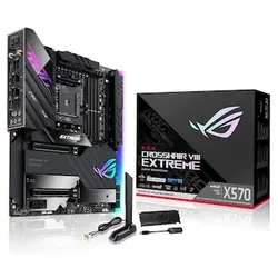 ASUS ROG Crosshair VIII Extreme X570 ATX Mainboard Sockel AM4 USB3.2 /M.2/WiFi