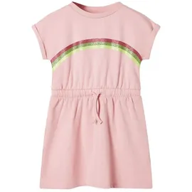 vidaXL Kinderkleid mit Kordelzug Hellrosa 116