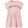 vidaXL Kinderkleid mit Kordelzug Hellrosa 116