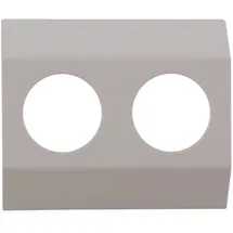 Heitronic Steckdosenleiste 1 m Weiß/Silber 1 St.