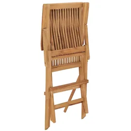 vidaXL Gartenstuhl 60 x 113,5 x 20,7 cm braun 8 St.