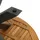 DEGAMO Madeira Gartentisch Ø 130 x 74 cm Braun/Grau