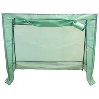 NATIV Stabiles Tomatengewächshaus 200x77x169 cm, Foliengewächshaus mit 2 Fenstern