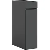 WELLTIME FALAS Anbauregal 29 x 60 x 101 cm Schwarz