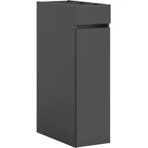 WELLTIME FALAS Anbauregal 29 x 60 x 101 cm Schwarz
