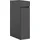 WELLTIME FALAS Anbauregal 29 x 60 x 101 cm Schwarz