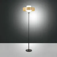Fabas Luce Loto, sandfarben, Höhe 170 cm, Fußdimmer, E27,