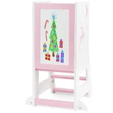 Goplus Lernturm KOMFOTTEU 3-fach höhenverstellbar beige