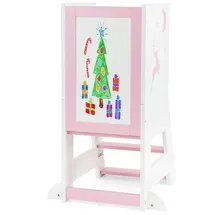 Goplus Lernturm KOMFOTTEU 3-fach höhenverstellbar beige