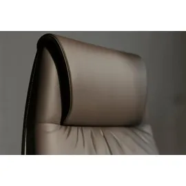 KADIMA DESIGN Chefsessel Echtleder Braun