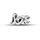 Pandora Handgeschriebene Liebe Silber 793055C00