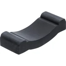 BGS Unterstellbock Gummi 100 x 25 mm schwarz