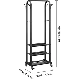 Vevor Kleiderständer 0 x 0 x 0 cm Schwarz