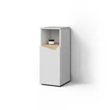 livinity® Timavo Midischrank 30 x 74,5 x 35 cm Weiß