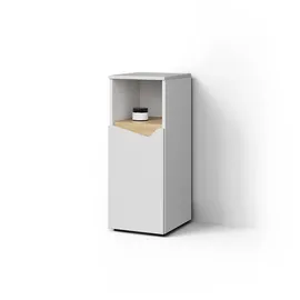 livinity® Timavo Midischrank 30 x 74,5 x 35 cm Weiß