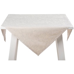 pichler Tischdecke Marble 100 x cm Mischgewebe Beige Sand