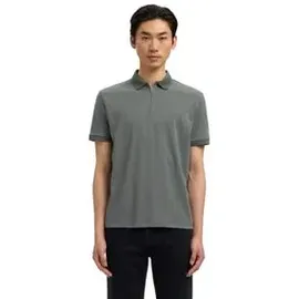 Selected SLHFAVE Zip SS Polo Agave Grün S