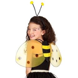 Boland Kostüm-Flügel Kostümset Honigbiene, Haarreif und Flügel zum Bie