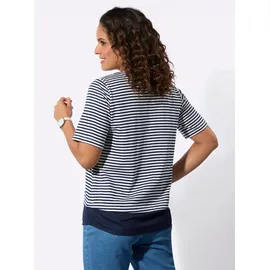 Casual Looks WITT WEIDEN Ringelshirt in marine-ecru-geringelt | Gr.: 52