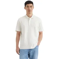 Marc O'Polo Regular Fit Poloshirt aus reiner Baumwolle, Offwhite,