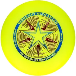 Discraft Frisbee Ultra star 175 gelb One Size