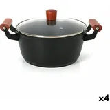 Quttin Kasserolle mit Glasabdeckung Quttin Doha 39 x 28 x 15 cm (4 Stück)