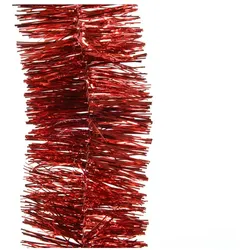 Decoris Leuchtend rotes Lametta Ø7,5X270Cm