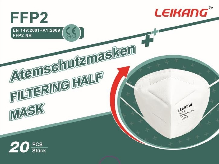 160x Atemschutz FFP2 Maske LK-008