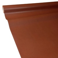 JUNOPAX Papiertischdecke rotbraun 50m x 0,75m, nass- und wischfest
