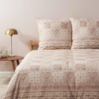 BASSETTI Satin-Bettwäsche BOLSENA Beige