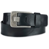 Bernd Götz Herrengürtel Walkleder Schwarz 50379-0020 Jeansgürtel Herren Jeans Ledergürtel Echt Leder Echtleder Gürtel 100 cm