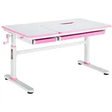 [en.casa] Kinderschreibtisch Sauda 120x60 cm Pink