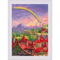 Riolis Kreuzstich Stickpackung West Wind, Zählmuster, 21x30cm