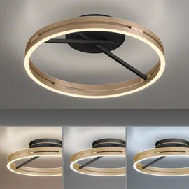 Pure Loop 1 rund schwarz/ivory gold