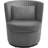 Atlantic Home Collection Drehsessel »Keno«, 360-Grad drehbarer Cordsessel, inkl. einem Zierkissen im Originalbezug