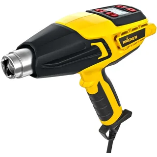 WAGNER Heißluftpistole FURNO 750 - Max.630°C, 2000 W, Ergonomischer Handgriff inkl. Abstrahl-, Reflektor-, Zentrier-, Breitstrahldüse, Farbschaber und LCD-Anzeige