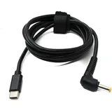 system-s DC 9V Kabel 150 cm 4,8 x 1,7 Stecker zu USB 3.1 Typ C Stecker Winkel