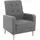 Woltu Ohrensessel grau 1-St 70 x 100 x 80 cm modern