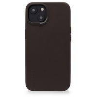Decoded Leather Back Cover für Apple iPhone 14 Chocolate