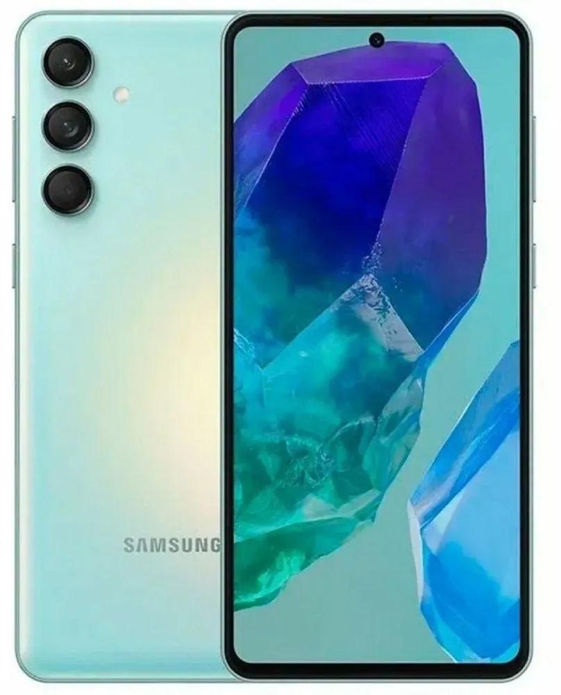 Smartphone Samsung Galaxy M55 Octa Core 8 GB RAM 128 GB grün 6,7