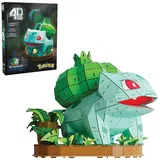 Spin Master 4D Build - Pokémon Bisasam - detailreicher 3D-Modellbausatz