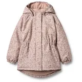 Wheat Outdoorjacke "Jacket Petra", Jungen, Gr. 152, rose dust flowers, Web, Obermaterial: 100% Polyester, geblümt, A-Linie ca. Mitte Oberschenkel, Bündchen, Jacken Outdoorjacke, wasserdicht, atmungsaktiv und leicht wattiert