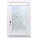 Lysel Scheibengardine Landhaustraum (Bx H) 90cm * 180cm weiß/weiß