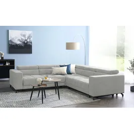 Smart Ecksofa Valencia ¦ grau ¦ Maße (cm): B: 269 H: 90 T: 173.0