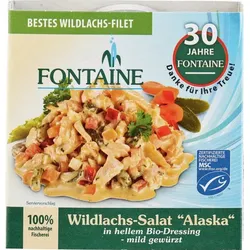 Fontaine Wildlachs-Salat Alaska in hellem Dressing - mild gewürzt