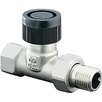 OVENTROP Baureihe A Thermostatventil 1181103 Messing vernickelt, DN 10,
