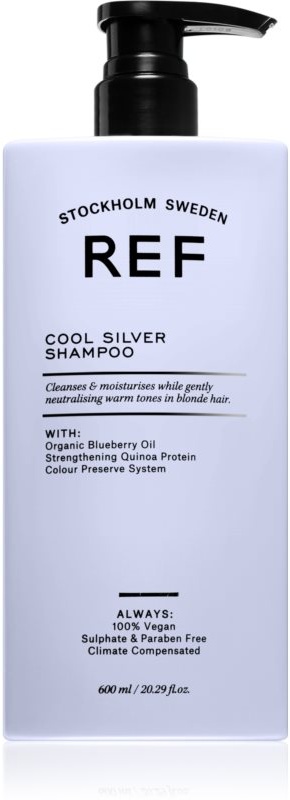 REF Cool Silver Shampoo Silbershampoo neutralisiert gelbe Verfärbungen 600 ml