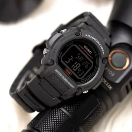 Casio Digitaluhr W-219H-8BVEF Casio Armbanduhr digital - Schwarz