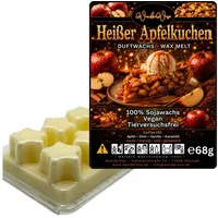 WonderWax Duftwachs WonderWax® Duftwachs 6 Sterne, (Heißer Apfelkuchen), Duftrichtung: Heißer Apfelkuchen